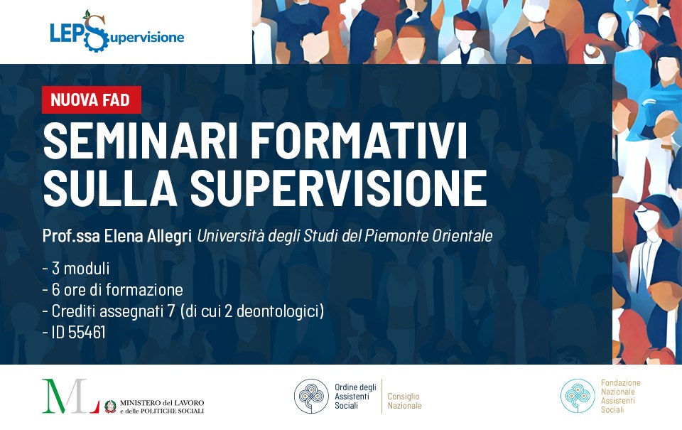 Seminari formativi sulla supervisione
