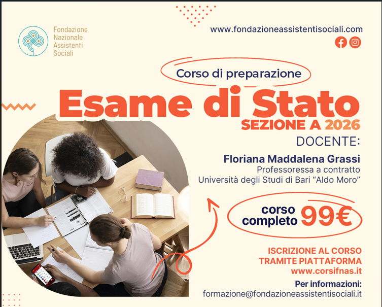 Corso di preparazione Esame di Stato - Sezione A (sessione 2 - AUTUNNALE)
